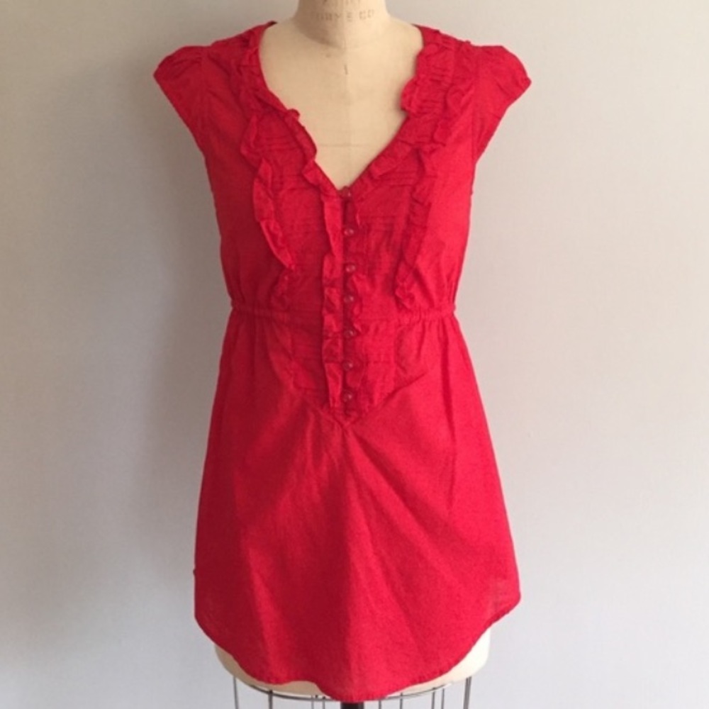Anthropologie “Keep it simple” tunic top